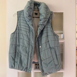 Women's Quilted Vest in Blue